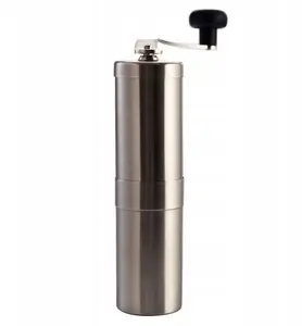 APS Porlex Tall Manual Coffee Grinder with Stainless Steel Housing and Ceramic Burrs