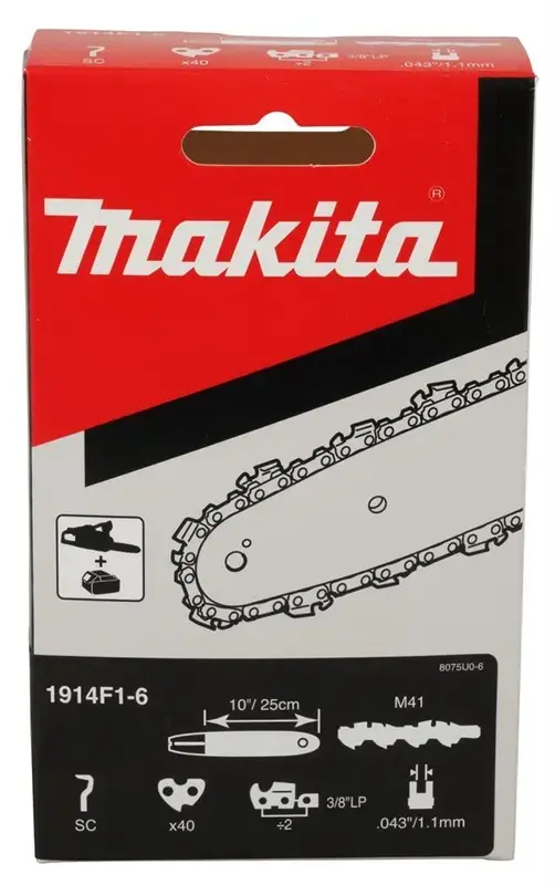 Makita 1914F1-6 Saw Chain 25cm 3/8" 1.1mm Photo 3
