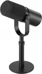 Boya CastMic P60D studijas mikrofons vadu USB un XLR melns