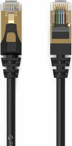 Orico PUG-C7 CAT7 Ethernet Network Cable, RJ45, 10Gbps, 5m, Black