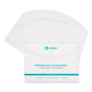 LOKLiK SG-KDY-0050-US-L-B2B A4 Matt Printable Sticker Paper, 20 Sheets