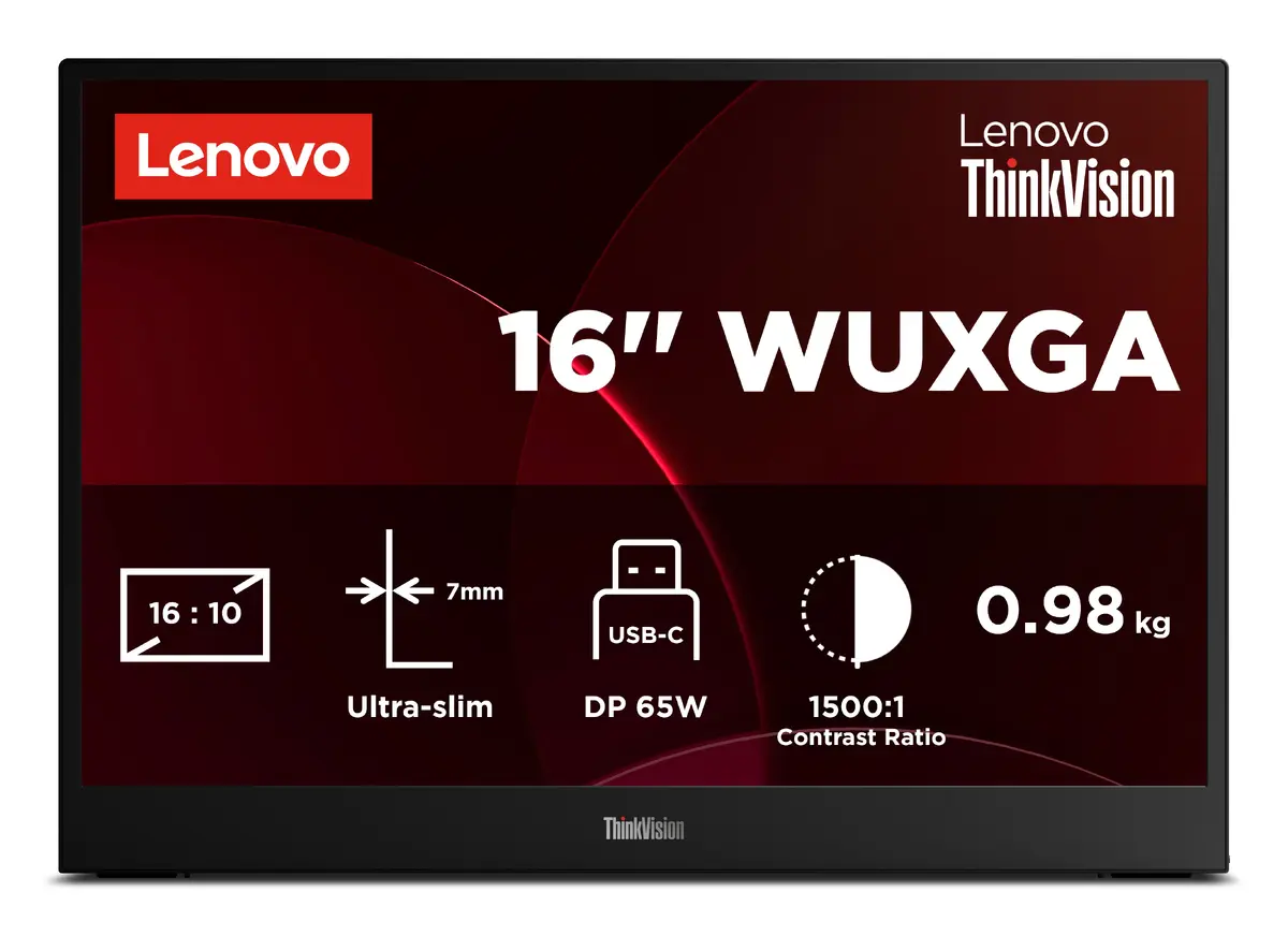 Портативный монитор Lenovo ThinkVision M16 Photo 13