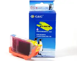 G&G NP-C-0042PM Compatible Ink Cartridge for Canon, Light Magenta, 12 ml