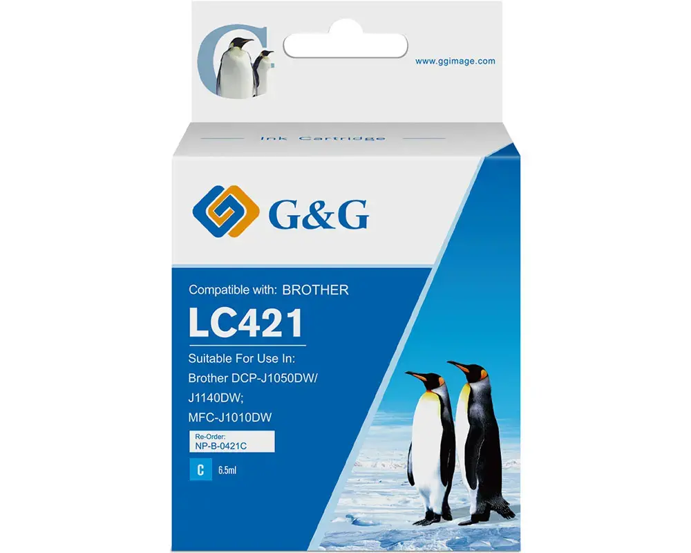 G&G 20560 Compatible Cyan Ink Cartridge for Brother Photo 3