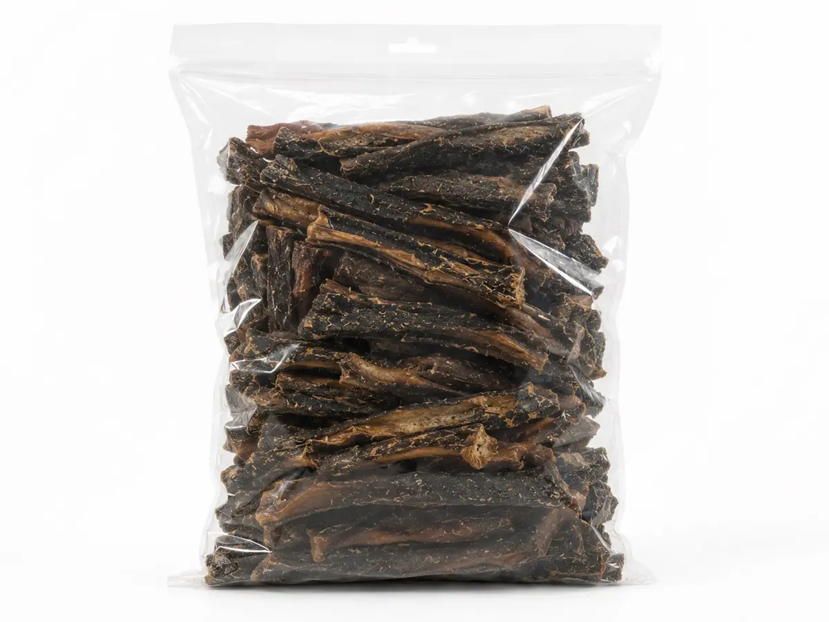 PETITTO kaltēts liellopa spureklis suņiem 500g