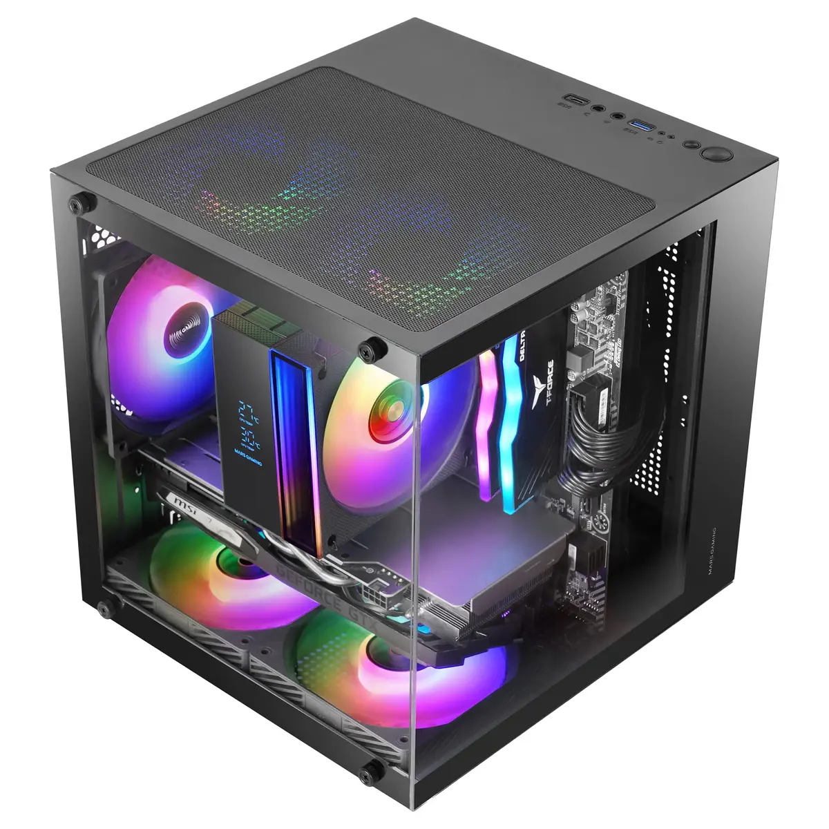 TACENS Mars Gaming MC-CUBE Mini Tower Case Photo 3