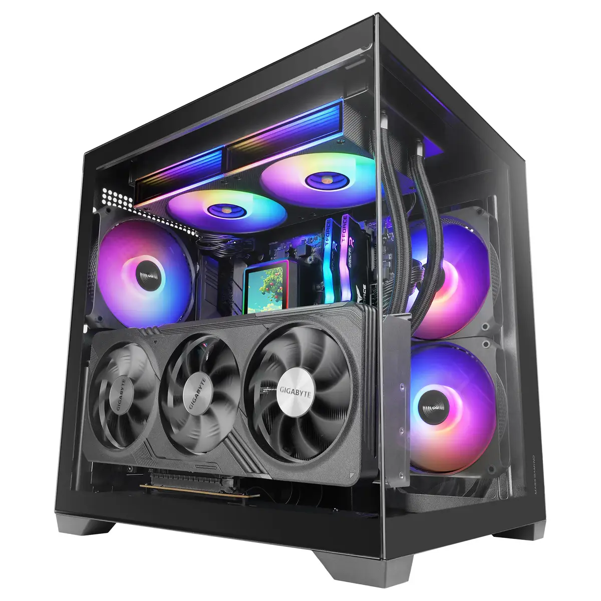 Корпус для ПК Mars Gaming MCVIEW3 Mini Tower Photo 2