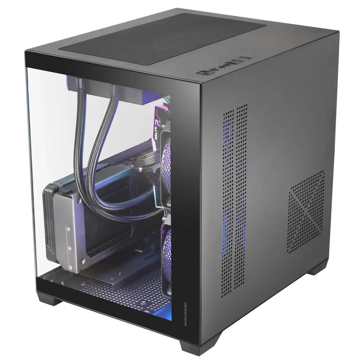 Корпус для ПК Mars Gaming MCVIEW3 Mini Tower Photo 4