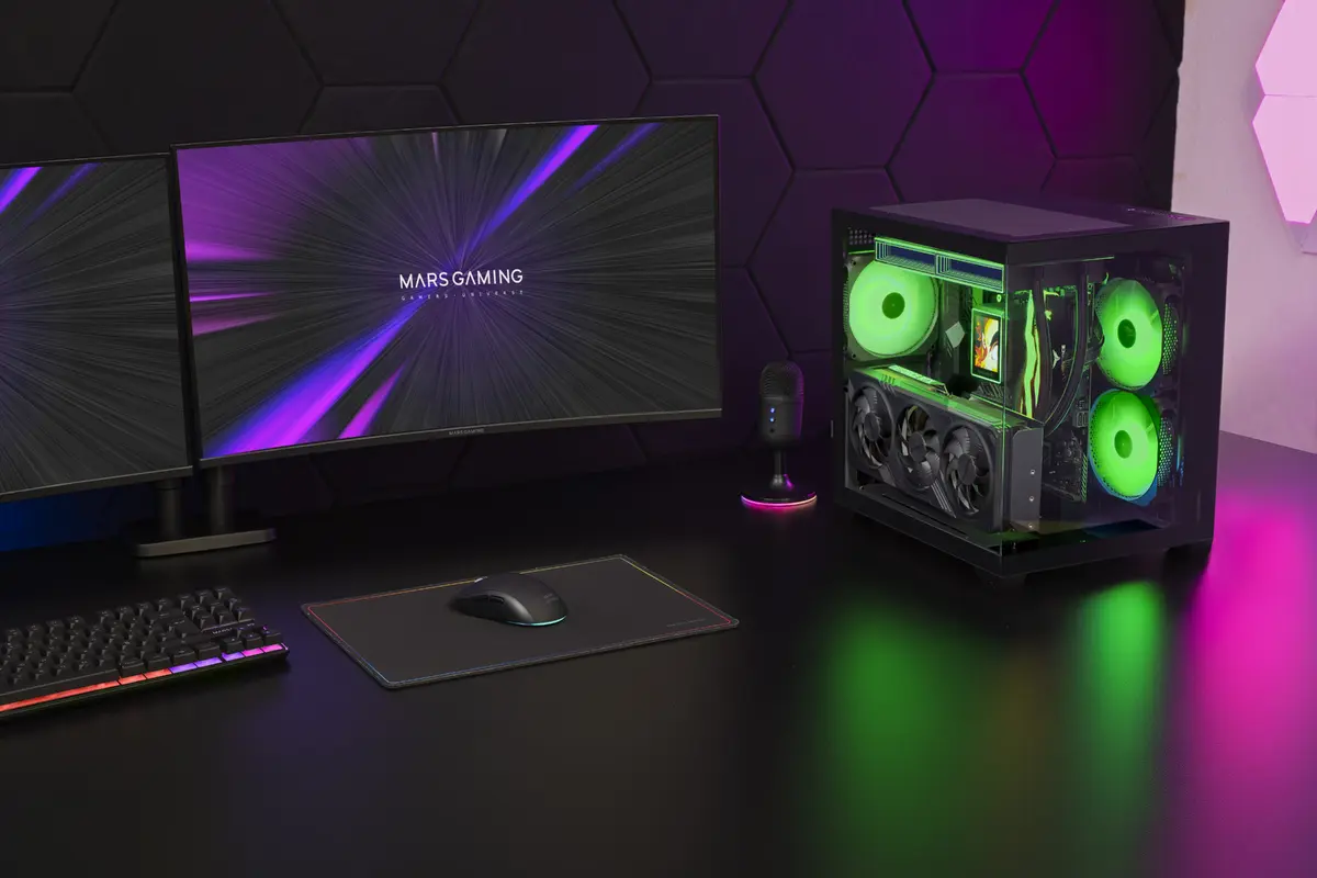 Корпус для ПК Mars Gaming MCVIEW3 Mini Tower Photo 10