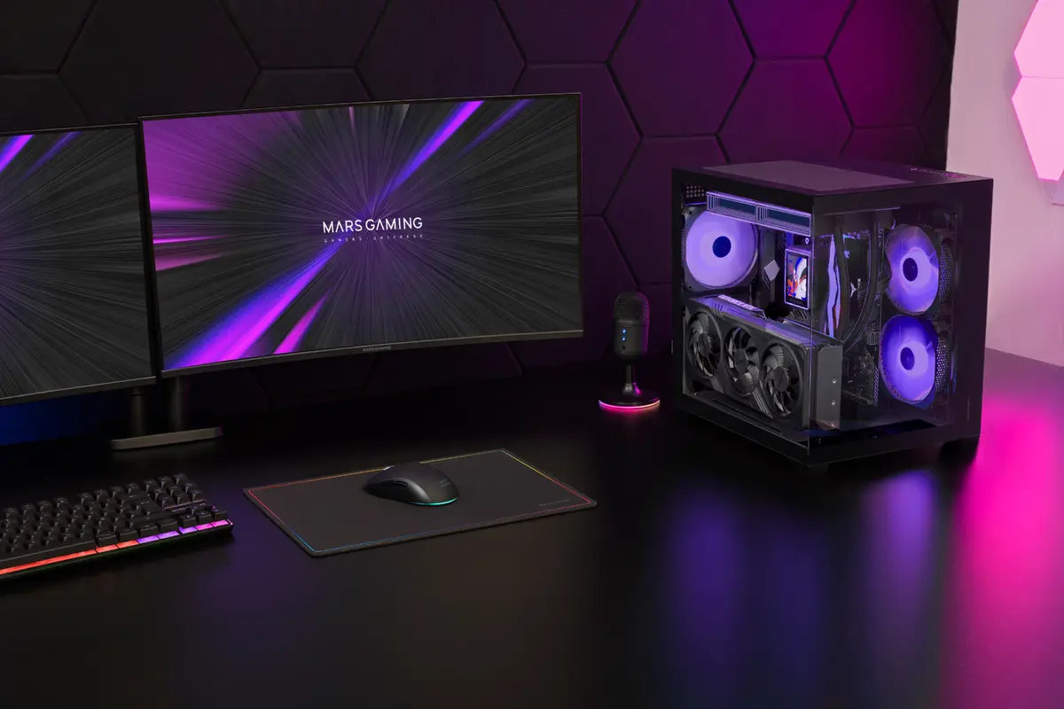 Корпус для ПК Mars Gaming MCVIEW3 Mini Tower Photo 12