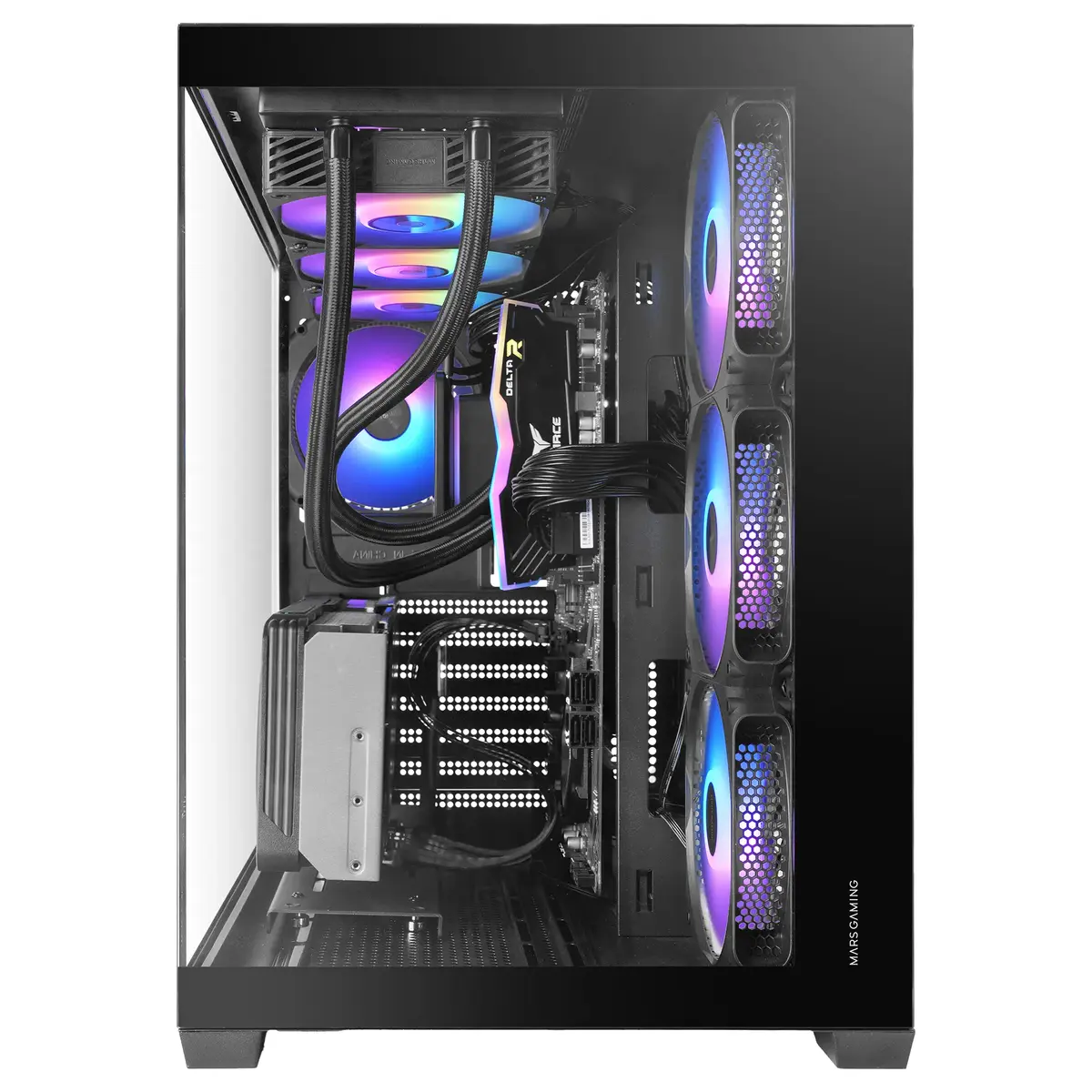 Mars Gaming MCV5 Midi Tower PC Case Photo 3