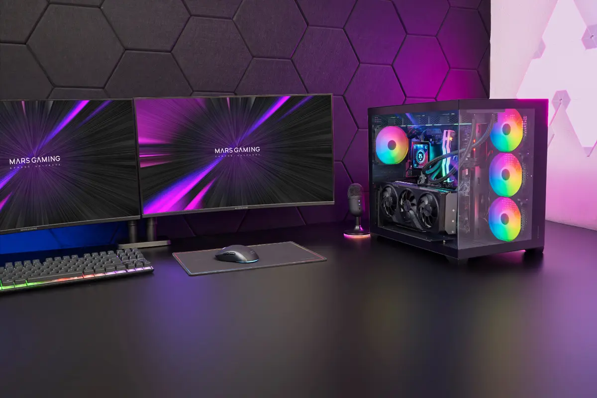 Mars Gaming MCV5 Midi Tower PC Case Photo 11