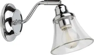 Rabalux Antoine Wall Lamp Industrial Style Chrome Bathroom Light