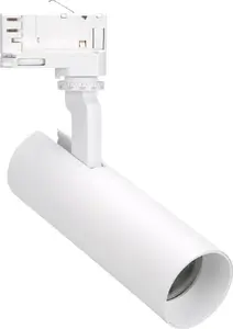 MAXlight Natynkowa tuba regulowana SHINEMAKER S0015 Maxlight sufitowy reflektorek do systemu szynowego 3 - fazowego biały