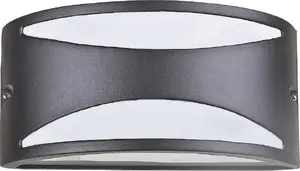 Rabalux Manhattan Outdoor Wall Light, 1x60W E27, IP54, Black