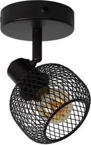 Lampa sufitowa Lucide Regulowana LAMPA ścienna MAREN 77978/01/30 metalowa OPRAWA loftowy spot sufitowy reflektorek czarny