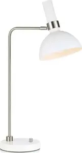 Markslojd LARRY Table Lamp 1L White/Steel