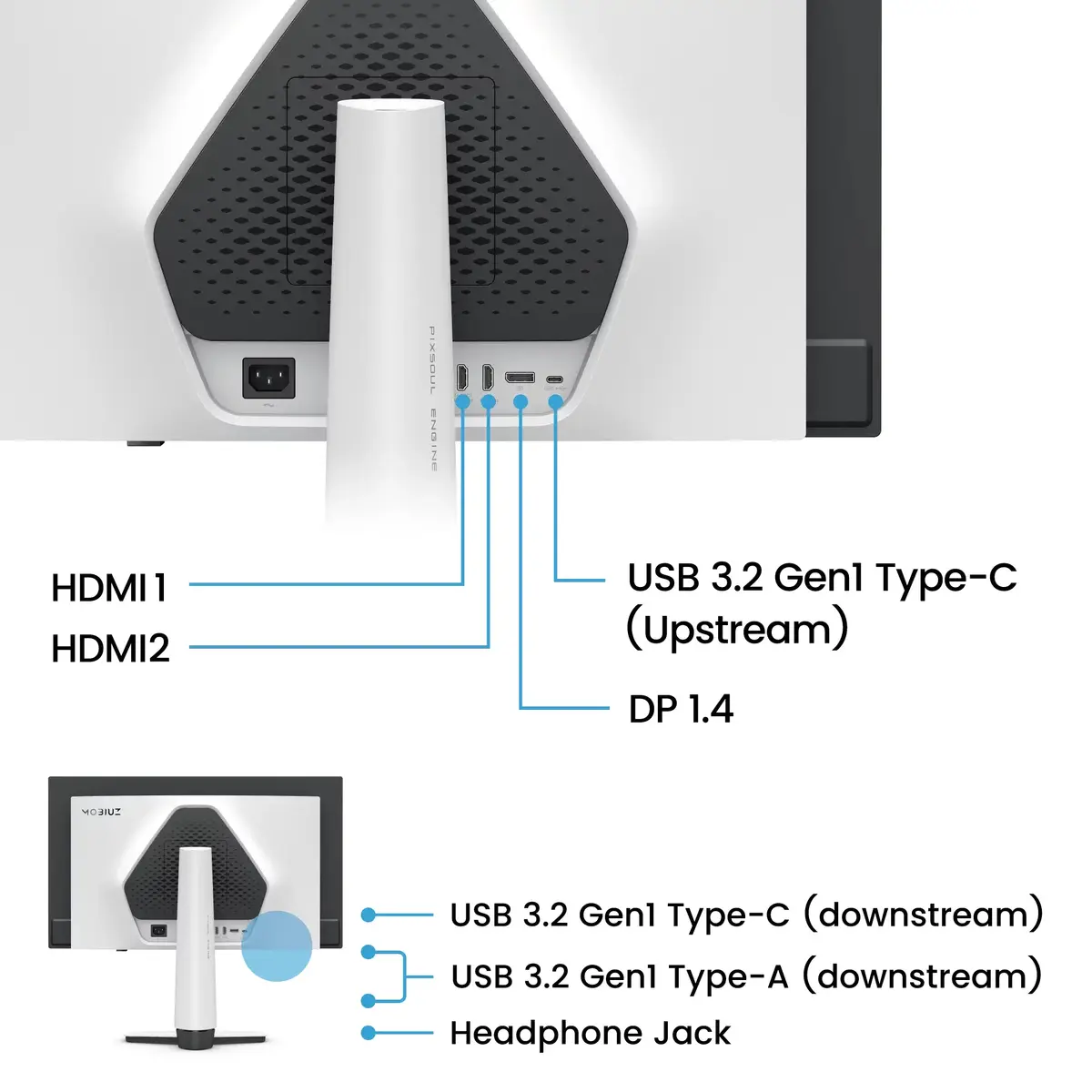 Монитор BenQ EX271QZ 27 дюймов Quad HD IPS Photo 5