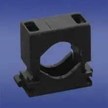 ELEKTROPLAST 12.24 Mounting Bracket for Cables, Black, 50 Pieces