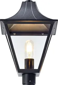 Markslojd DANDY 107120 Glass Lantern Shade for Garden Lamp Black