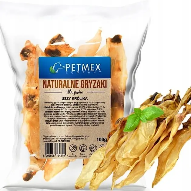 Bravisimo kaltētas truša ausis PetMex 100g