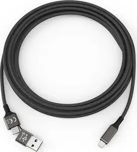 Кабель SMRTER Speedy USB-A — Lightning 1 м, черный