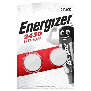 Литиевая батарейка Energizer CR2430 3В 320мАч, 2 штуки