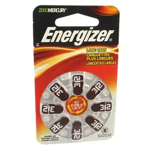 Energizer Hearing Aid EZ Turn & Lock 312 (8 pack) Single-use battery Zinc-Air