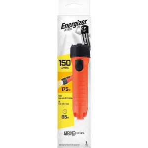 Energizer ISHH25 LED Flashlight, 150Lm, ATEX Certified