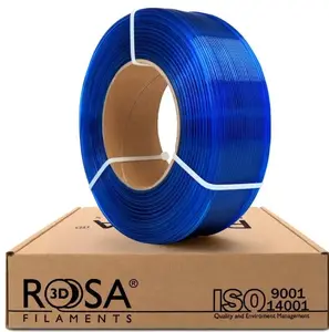 ROSA3D PET-G Filament Blue Sky Transparent 1.75mm 1kg Refill