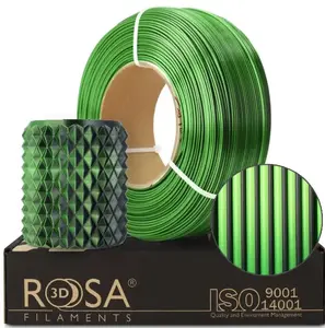 ROSA3D PLA Silk Mistic Green 1.75mm 1kg Refill Filament