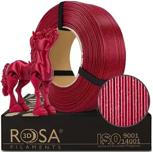 ROSA3D PLA Galaxy Red Wine kvēldiegs 1.75mm 1kg uzpilde