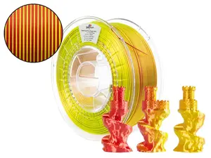 Spectrum PLA Magic Silk Filament SOLAR FLARE Yellow Red 1kg