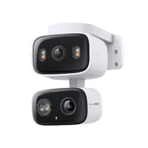 Tapo C246D Wi-Fi drošības kamera ar diviem objektīviem, 2K 3MP, IP65, atbalsta MicroSD līdz 512GB