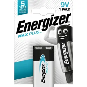 Щелочная батарейка Energizer Max Plus 9V 6LR61 1604