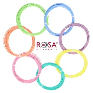 Набор PLA-пластика ROSA3D, 1.75 мм, 7 пастельных цветов, по 30 г
