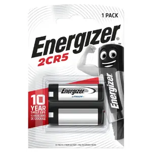 Energizer 2CR5 Lithium Battery 6V 1500mAh