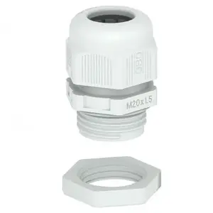 Obo Bettermann 2022764 V-TEC VM16+ Cable Gland, M16, Polyamide, Light Grey