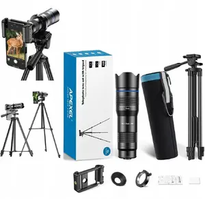 Телеобъектив Apexel APL-20-40XJJ029 с оптическим зумом 20-40x и штативом для смартфона