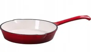 KRISBERG 7704 Enameled Cast Iron Frying Pan 16cm Red