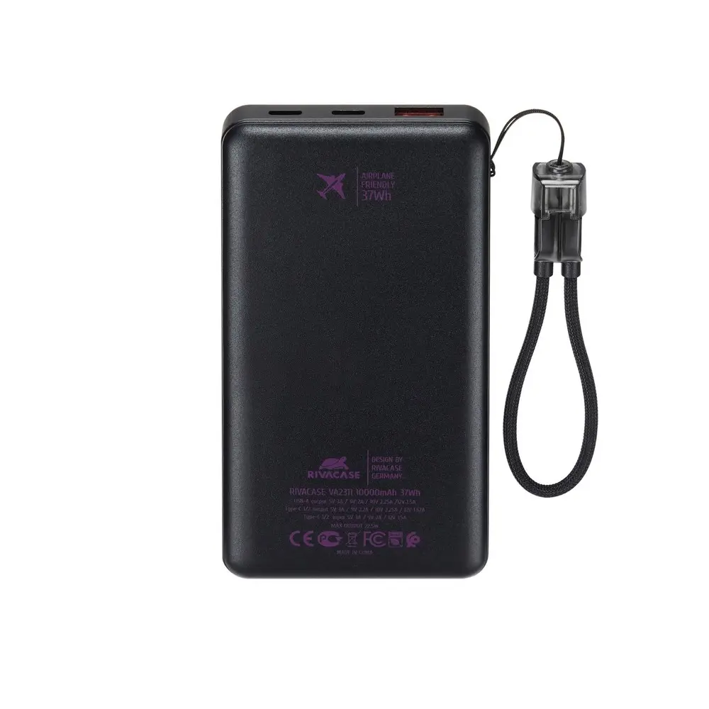 Rivacase VA2311 ārējais akumulators 10000 mAh 22.5W Photo 3