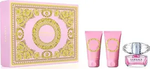 Versace Bright Crystal dāvanu komplekts ar tualetes ūdeni 50 ml, ķermeņa losjonu 50 ml un dušas želeju 50 ml