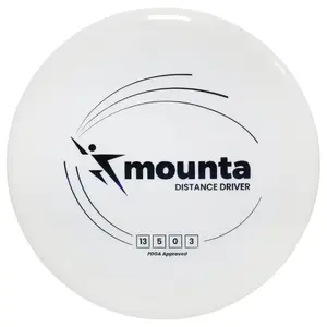 Mounta Distance Driver Disc Golf Disc 174g White