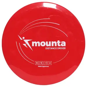 Mounta Distance Driver Disc Golf Disc 174g Red