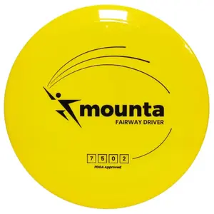 Mounta Fairway Driver Disc Golf Disc 170g Yellow