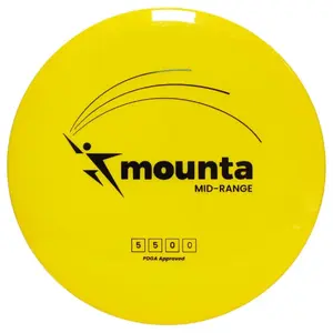 Mounta Mid-Range Disc Golf Disc 174g Yellow