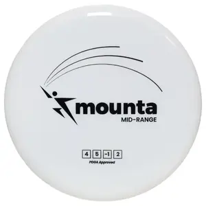 Mounta Mid-Range Disc Golf Disc 174g White