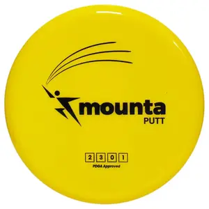 Mounta Putt Disc Golf Putter 174g Yellow