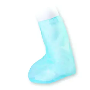 Kid-man BETAtex Calf-high Non-woven Shoe Covers, 30 gsm, Blue, Non-sterile
