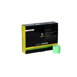 Kid-man yellowBAND Cohesive Bandage, Non-Sterile, 5 cm x 4.5 m, Bright Green